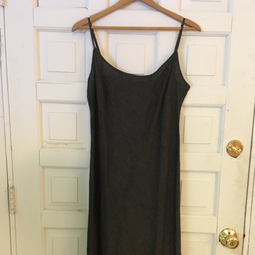 Bias cut linen slip dress from Nuthatch